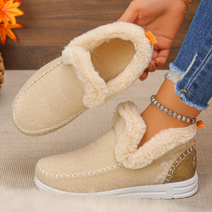 Aleeza - Pantofole Casual Con Fodera in Pile
