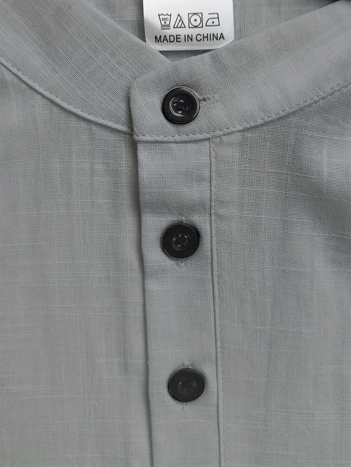 Putin - Camicia Taspirante a Maniche Corte Con Taschino