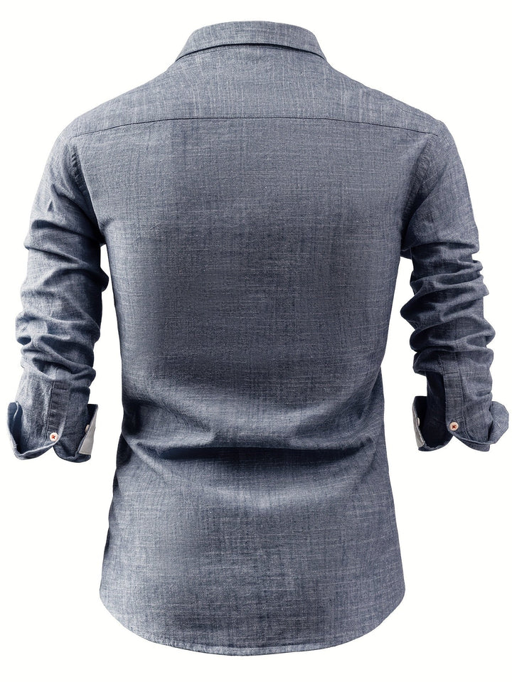 Nolan - Camicia a Maniche Lunghe Con Bottoni