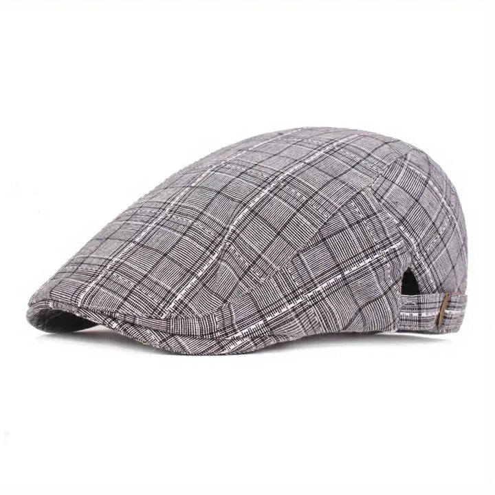 Checklyn - Cappellino Elegante Con Motivo a Quadri