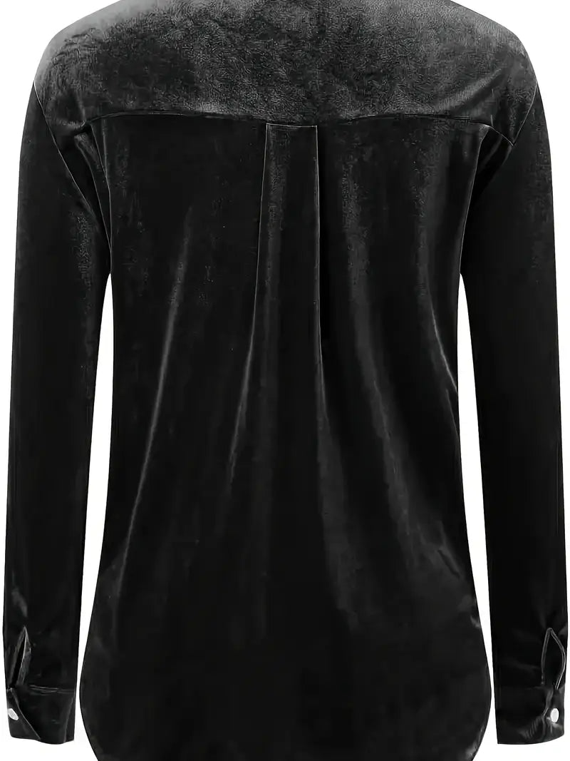 Geanie - Camicia a Maniche Lunghe Con Tasche Frontali