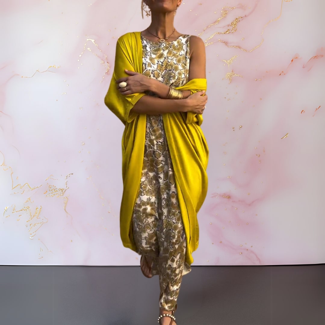 Shelly - Abito Elegante Con Cardigan