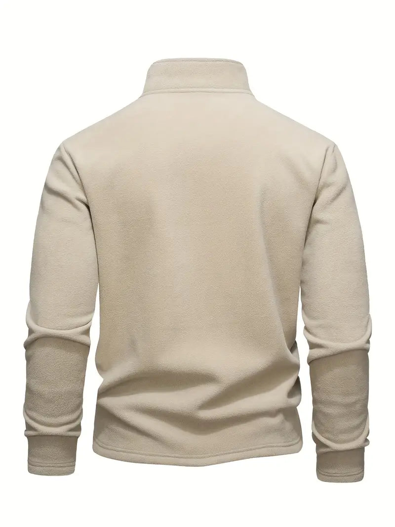 Lamar - Felpa a Maniche Lunghe Con Mezza Zip
