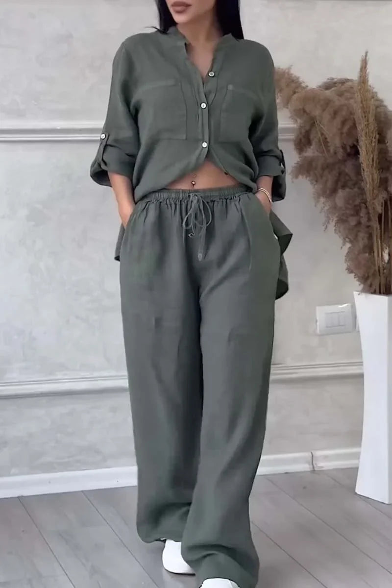 Arielle - Cotone e Lino Due Pezzi Set