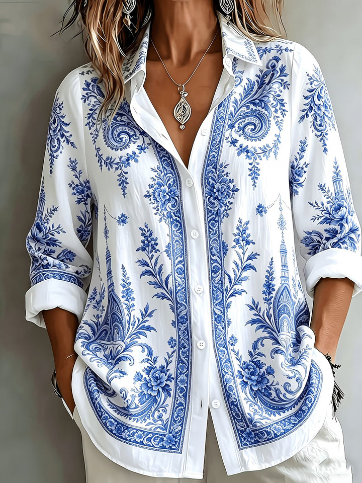 Aldana - Camicia a Maniche Lunghe Con Bottoni