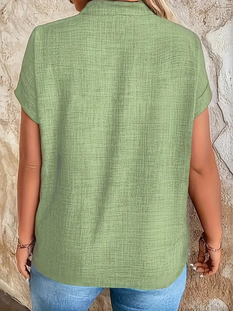 Rosabelle - Camicetta Informale Con Scollo a V