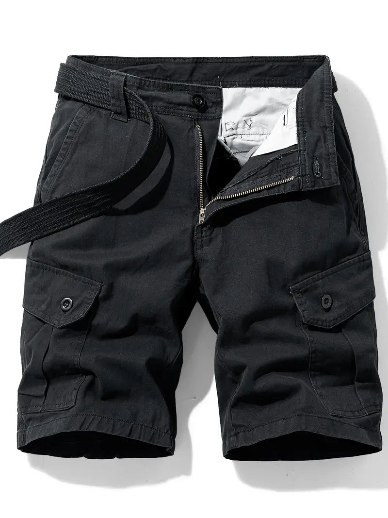 Mauro - Pantaloncini Eleganti Con Tasche Multipli