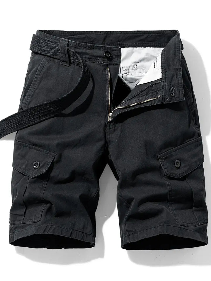Mauro - Pantaloncini Eleganti Con Tasche Multipli