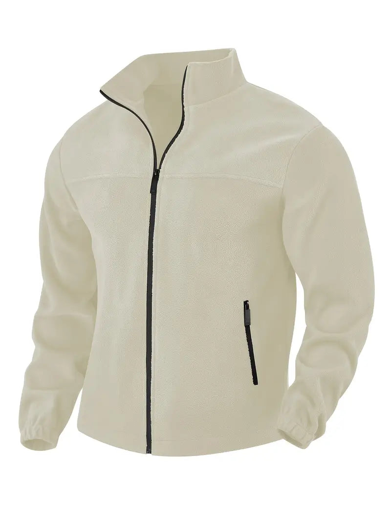 Barron - Giacca Casual In Pile Con Zip e Tasca