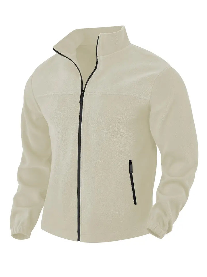 Barron - Giacca Casual In Pile Con Zip e Tasca