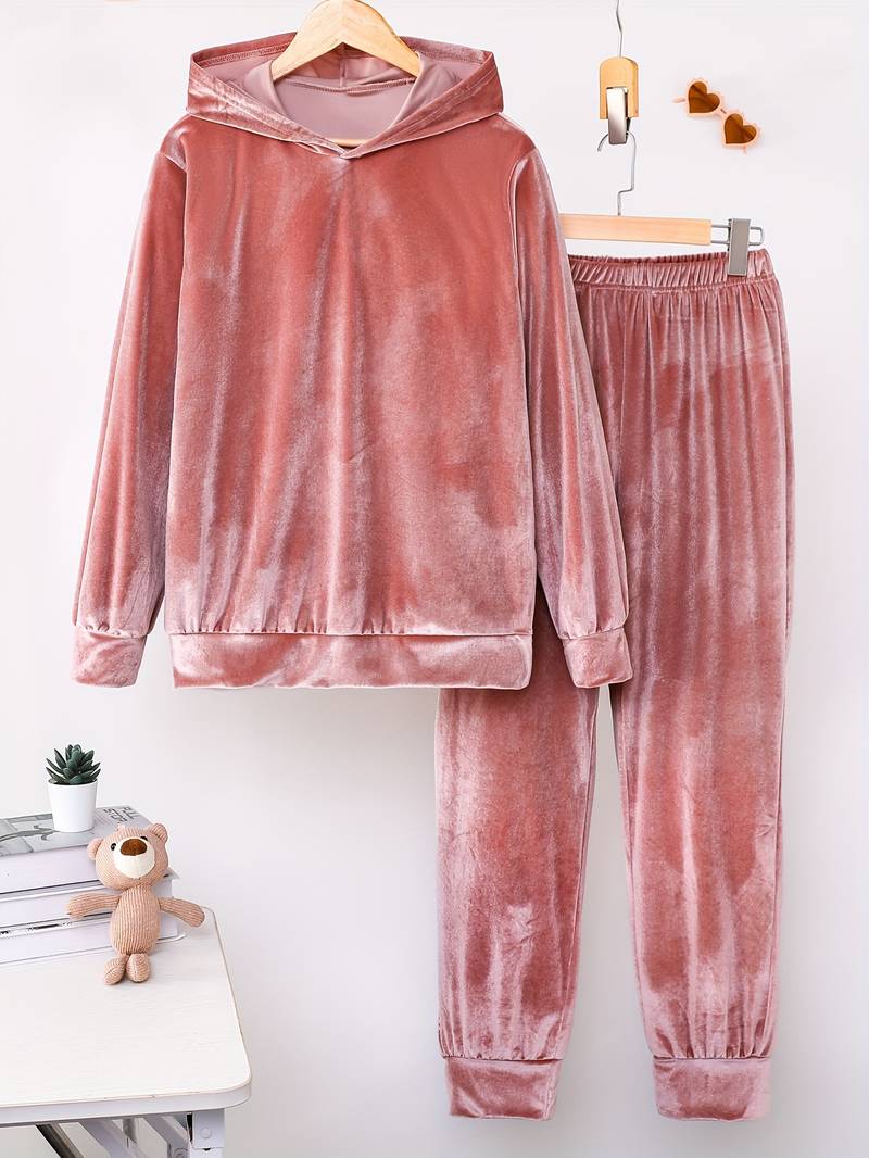Tiferet - Elegante Set Composto da Felpa Con Cappuccio e Pantaloni