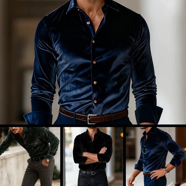 Kalana - Elegante Camicia a Maniche lunghe Con Colletto