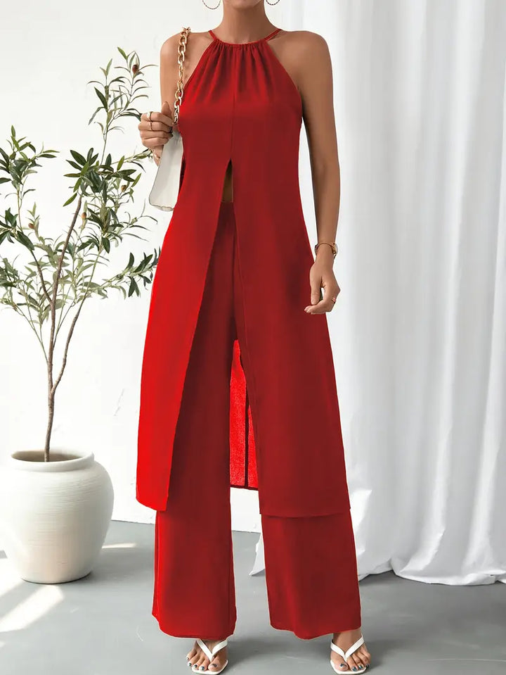 Eirini - Elegante Set Due Pezzi Senza Maniche