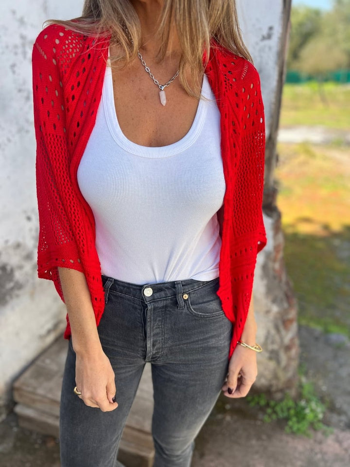 Veronique - Cardigan Con Mezze Maniche