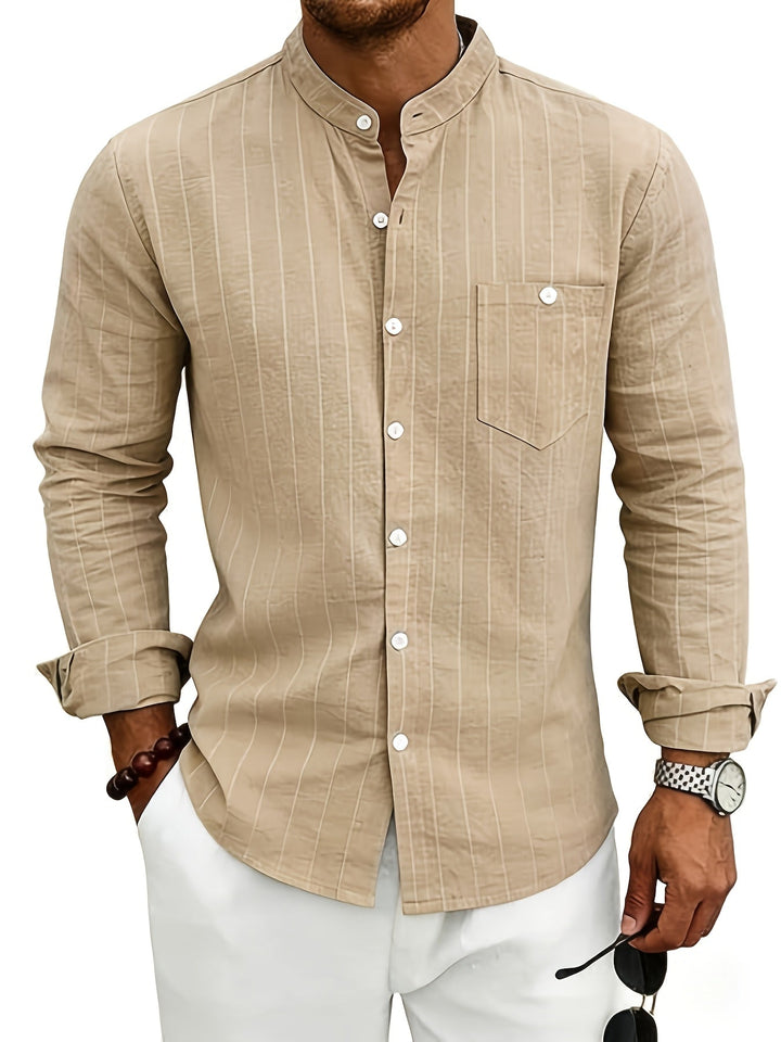 Leslie - Camicia Raffinata In Lino a Righe