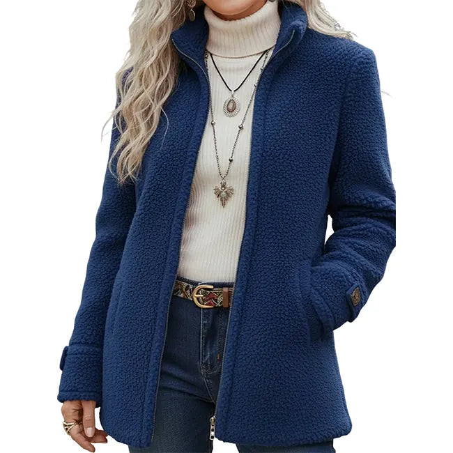 Elanne - Giacca Casual Con Collo Alto