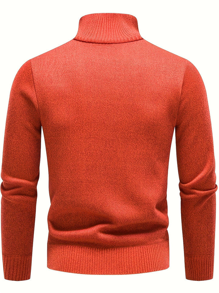 Gerdt - Maglione Casual a Maniche Lunghe Lavorato a Maglia