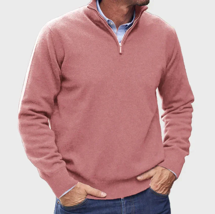 Mitch - Maglione Con Zip a Maniche Lunghe