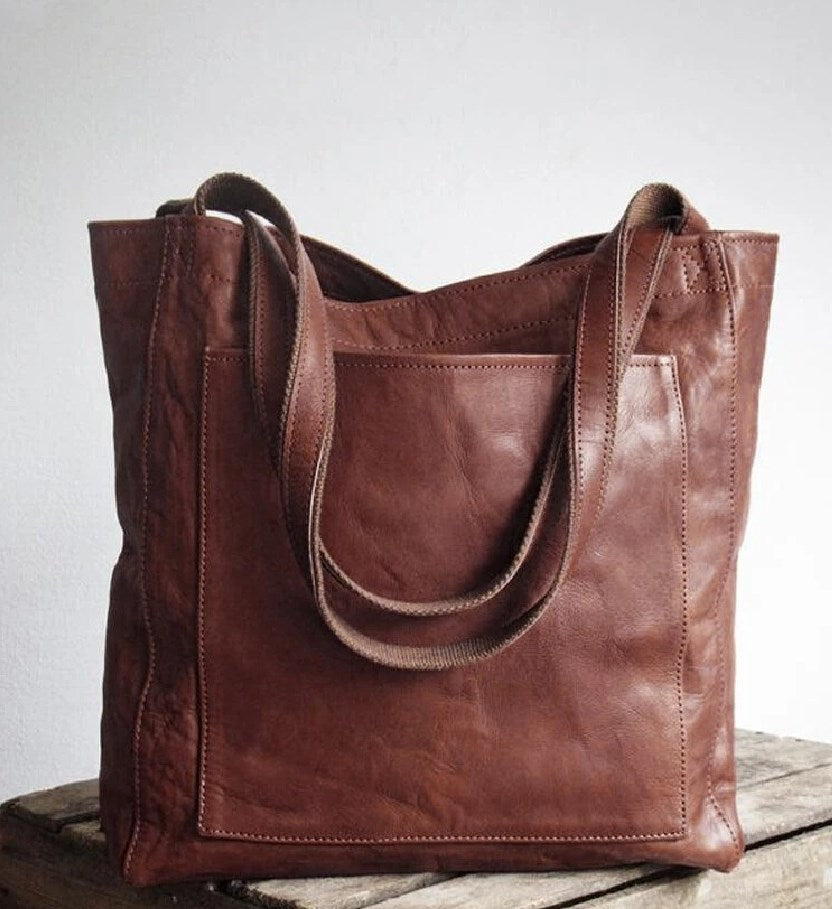 Yasmine - Borsa Tote Classica in Pelle