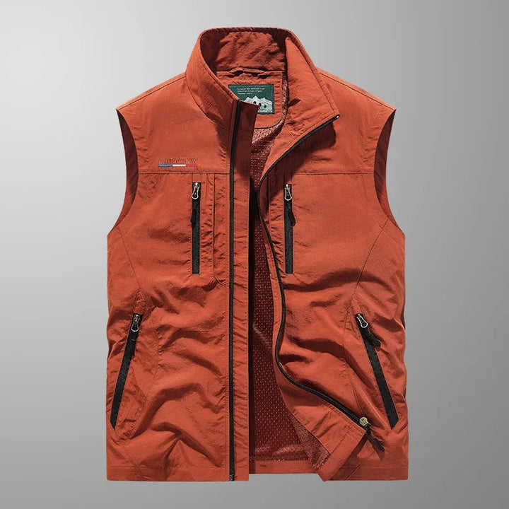 Vincent - Gilet Cargo Traspirante multi-Tasca per l'outdoor