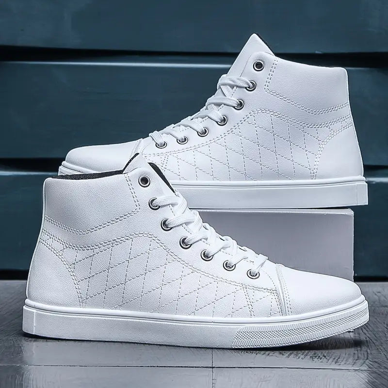 Gayle - Sneaker Casual a Metà Gamba Con Motivo a Quadri