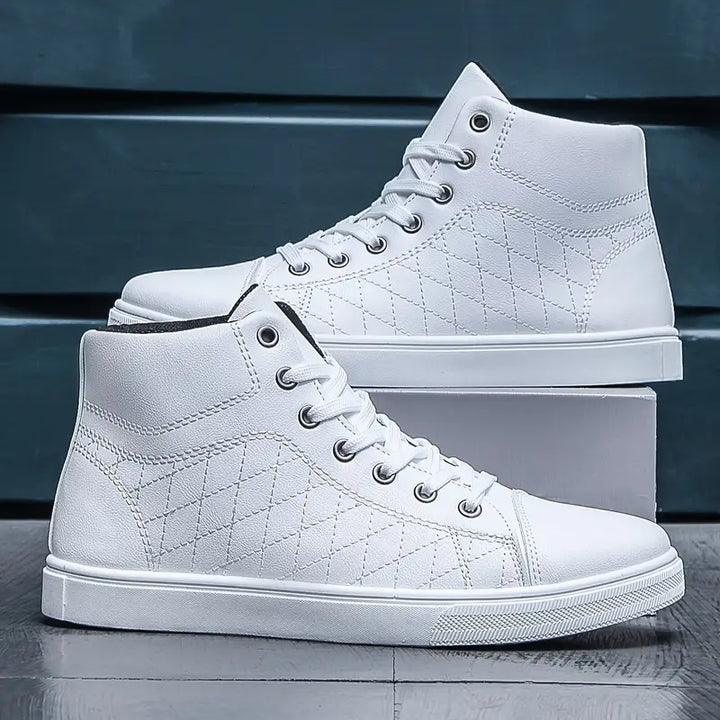 Gayle - Sneaker Casual a Metà Gamba Con Motivo a Quadri