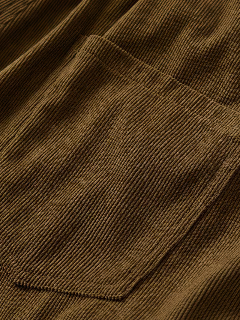 Jorit - Pantaloncini Merci in Velluto a Coste Con Trama 3D