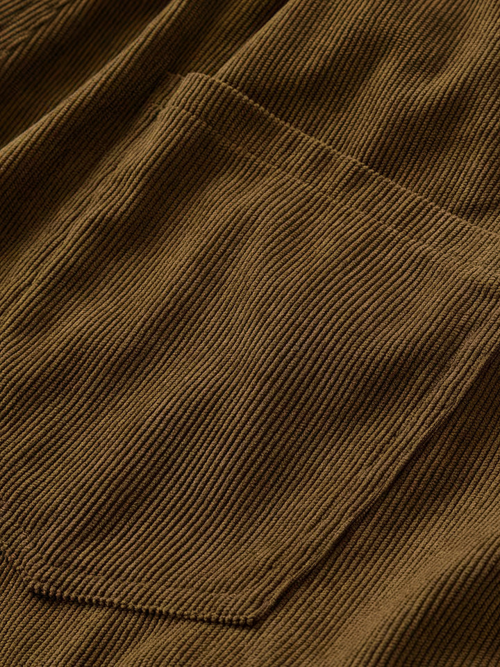 Jorit - Pantaloncini Merci in Velluto a Coste Con Trama 3D