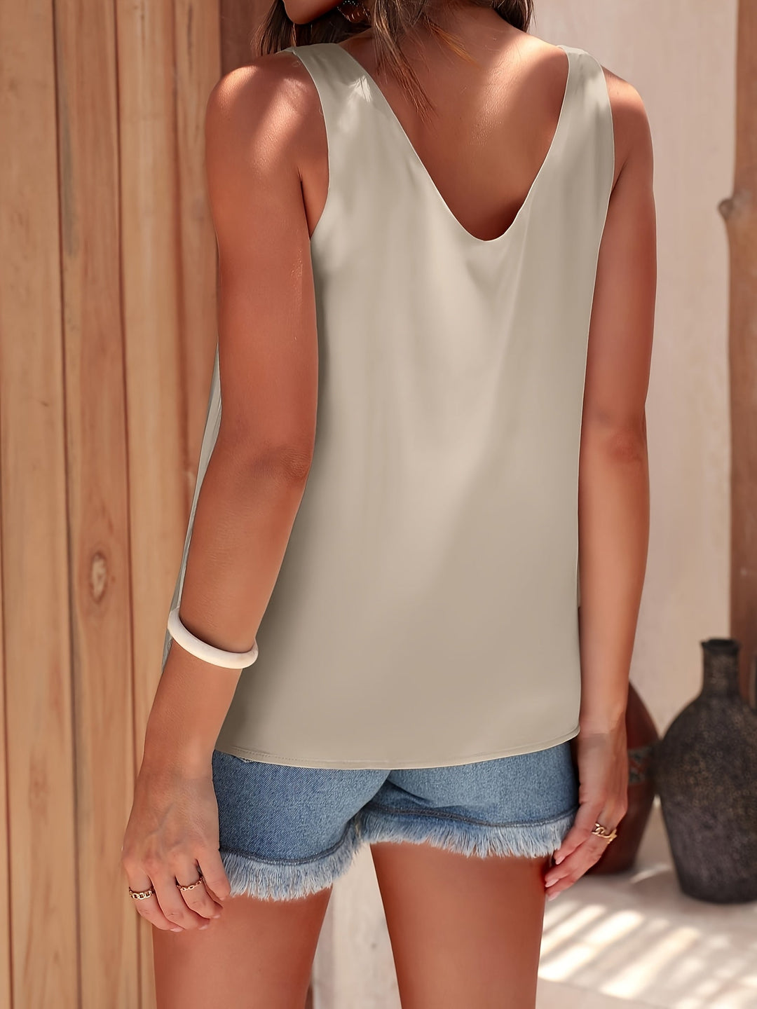 Ulyana - Elegante Camicetta Con Scollo A V