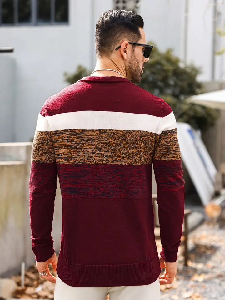 Eliseo - Maglione a Maniche Lunghe In Maglia