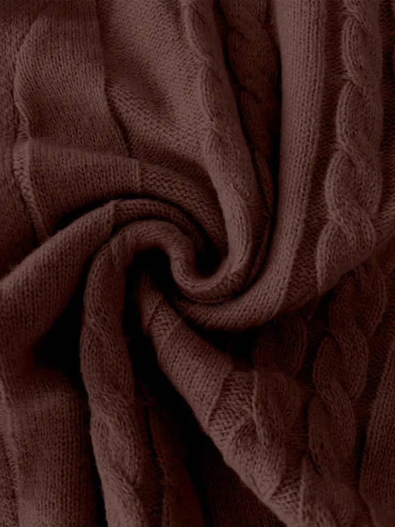 Hatem - Cardigan Informale a Maniche Lunghe In Maglia