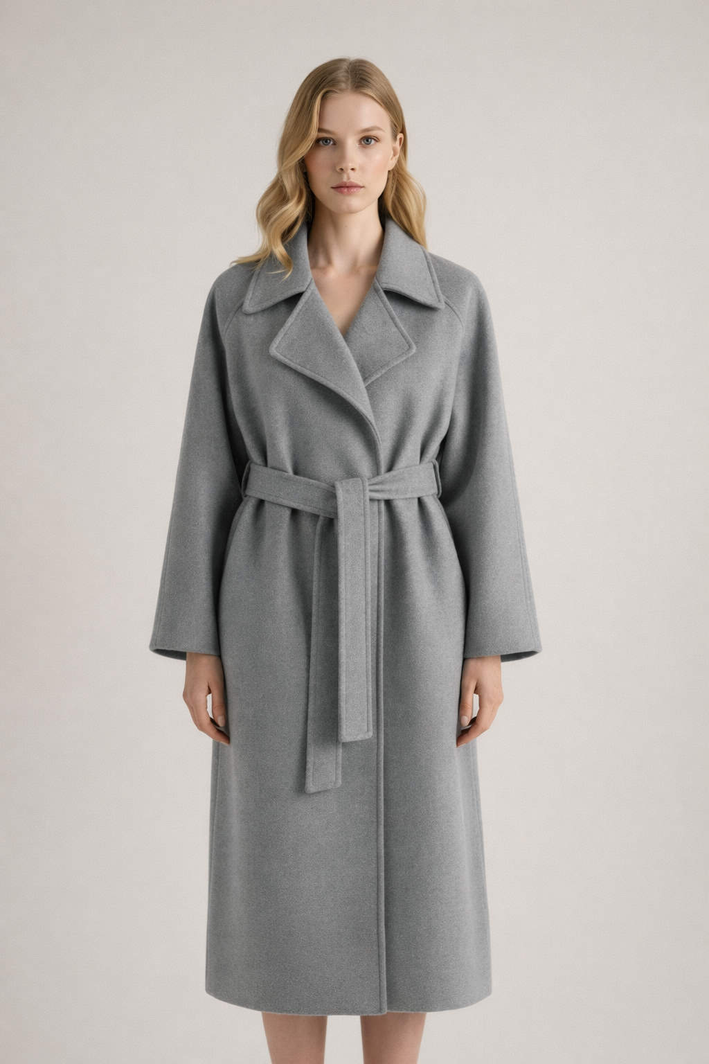 Shulamit - Elegante Soprabito a Maniche Lunghe Con Cintura