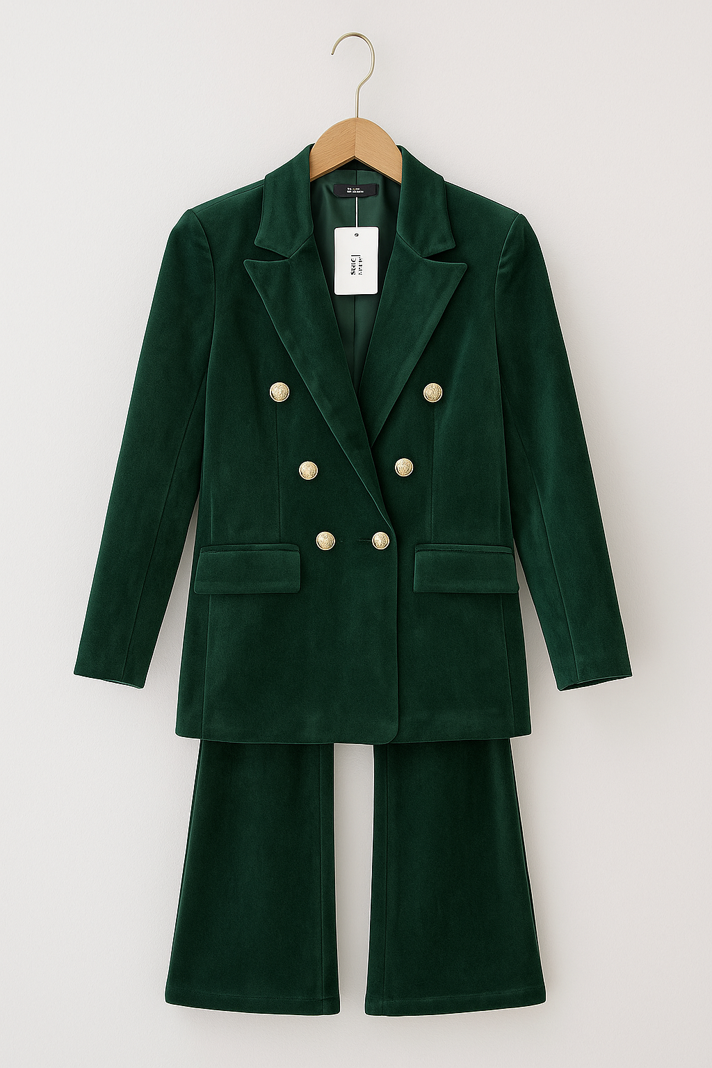 Dimitra - Set Blazer Doppiopetto In Velluto