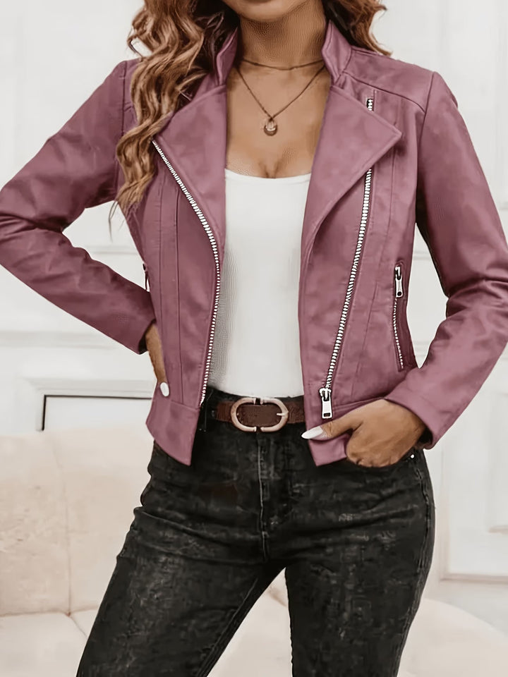 Amina - Long Sleeve Zip-Up Jacket