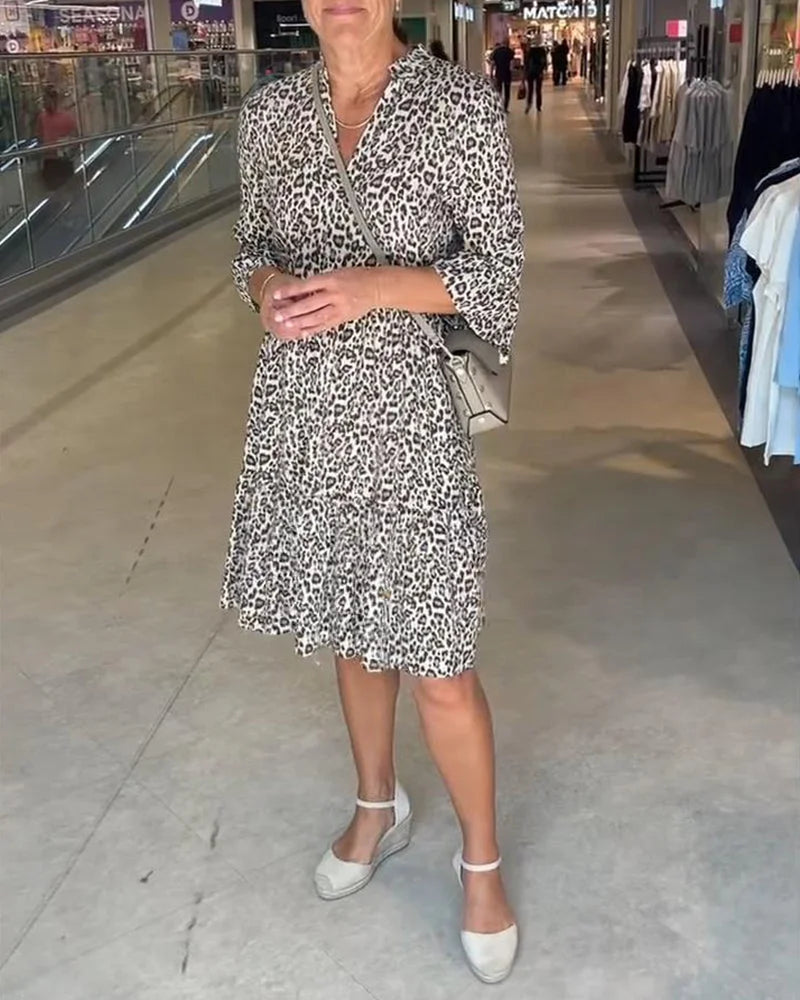 Siobhan - Abito Con Stampa Leopardata