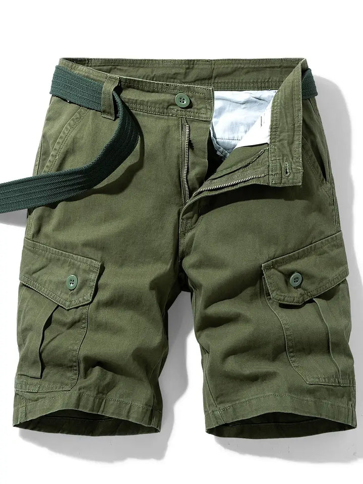 Mauro - Pantaloncini Eleganti Con Tasche Multipli