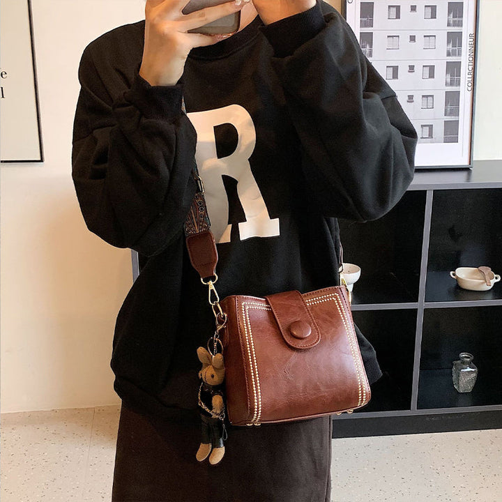 Andriani - Vintage Borsa Alla Moda Con Tracolla Regolabile