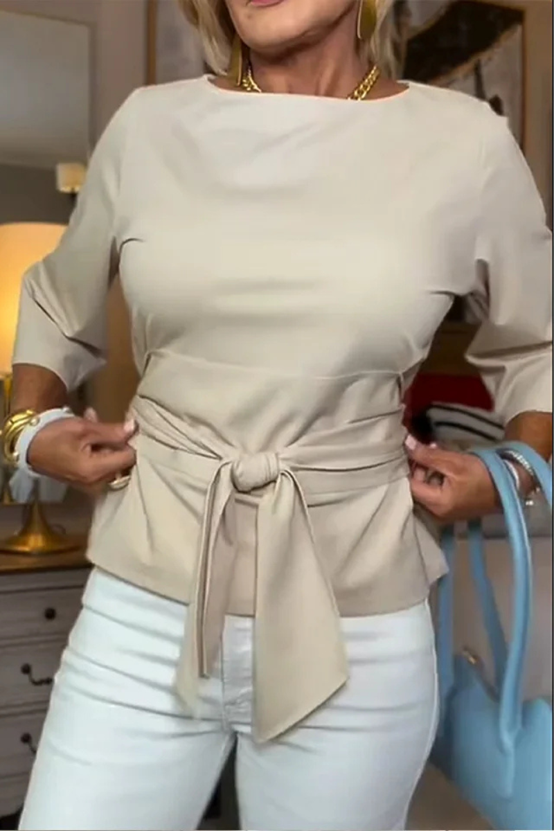 Shaniera - Top Elegante Con Laccio In Vita