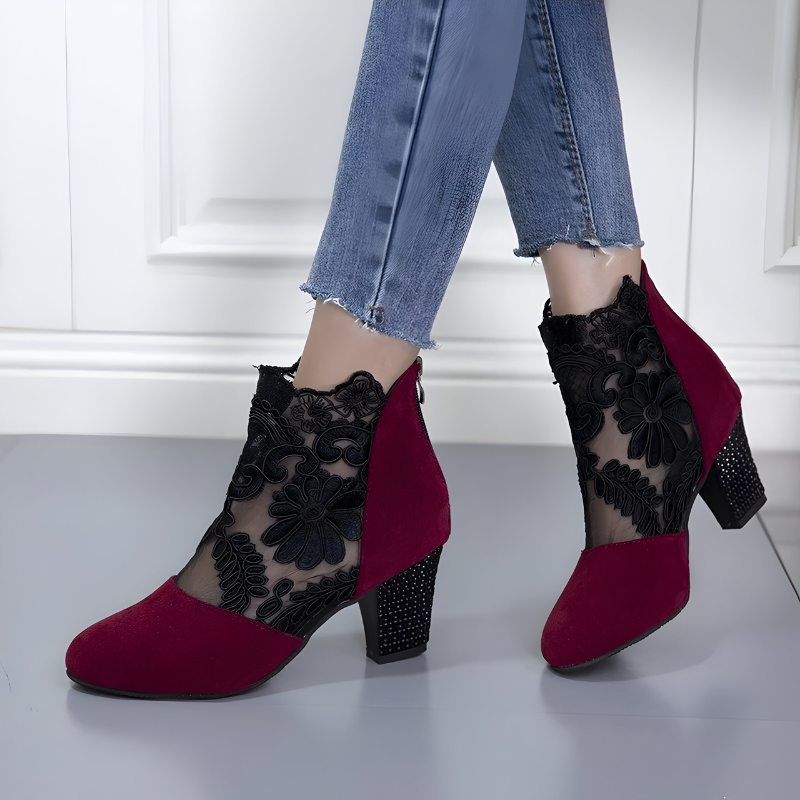 Elizaveta - Scarpe Ortopediche Con Motivo Floreale