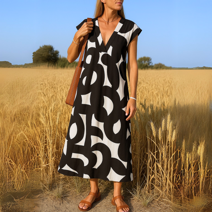 Gabby - Abito Lungo Con Scollo a V