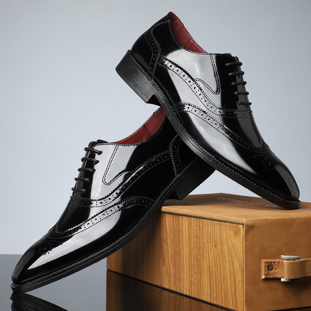 Shimon - Scarpe Oxford In Pelle