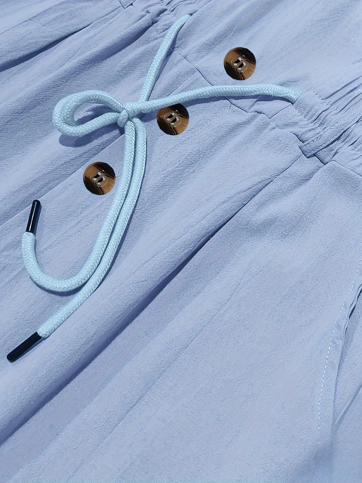Aznar - Casual Lino Elastico Pantaloni