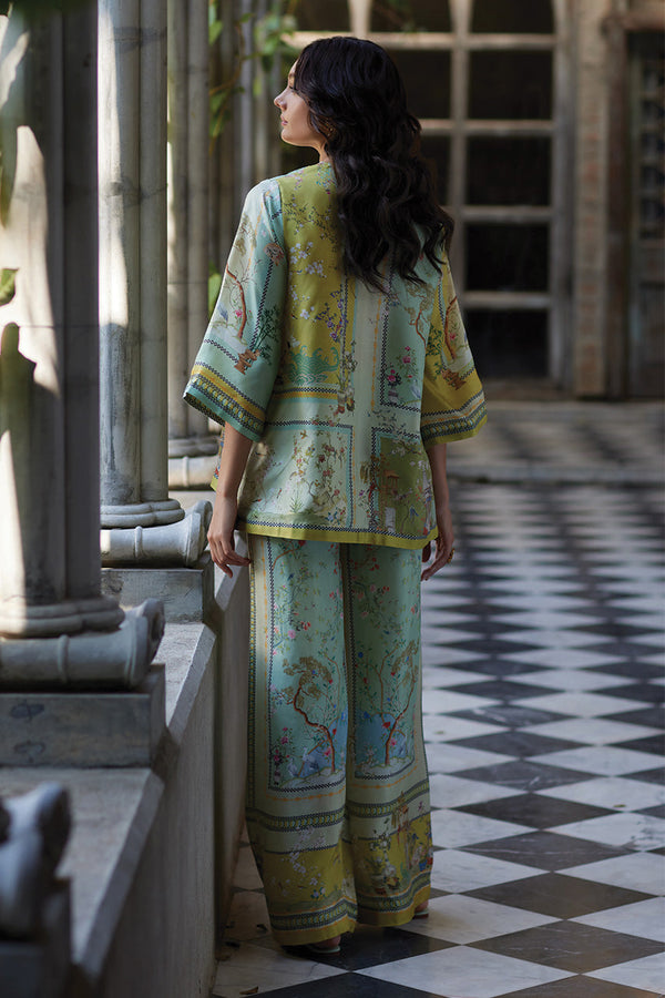 Paulette - Pantaloni Fiori Fusion Con Tocco Di Classe Settati