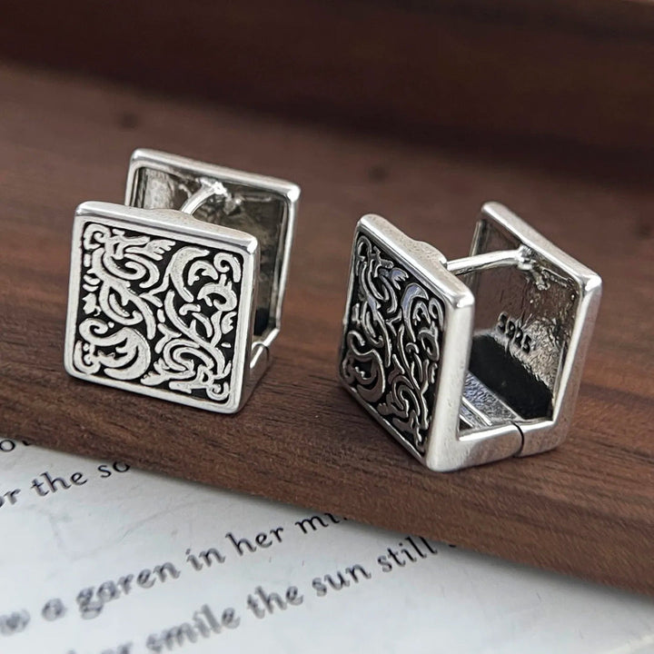 Mayani - Orecchini in Argento Sterling con Reliquia