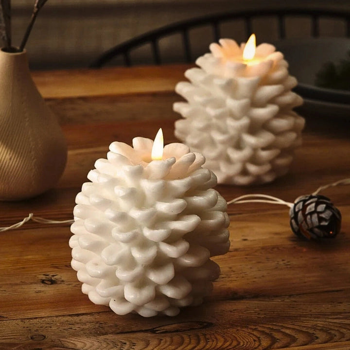 ForestFlame - Candela Senza Fiamma Mood Pine Cone