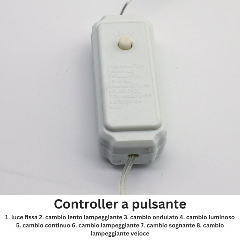 TwinkleWire - Luci Decorative a Filo Di Rame Con Telecomando