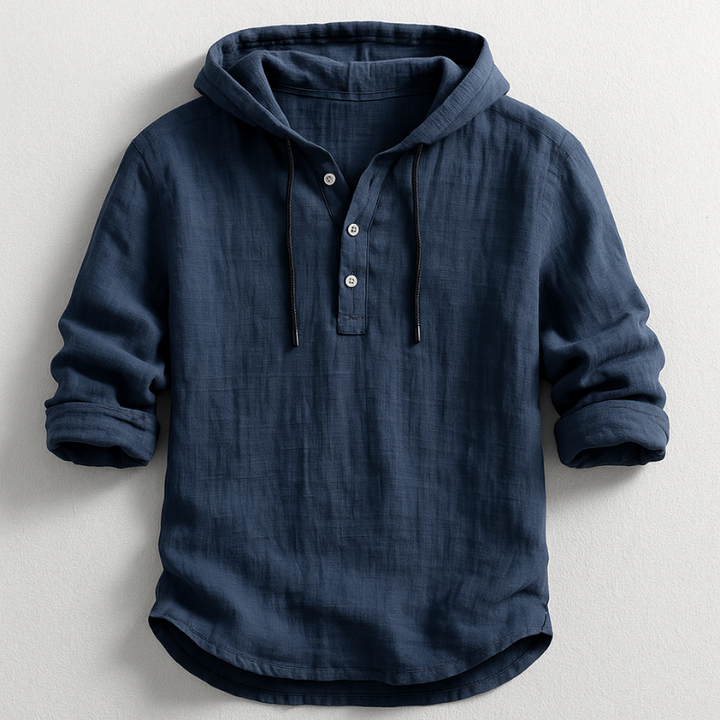 Bradley - Elegante Camicia Con Cappuccio e Maniche Lunghe