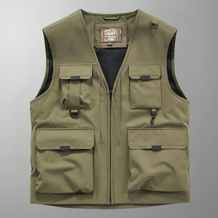 Mose - Gilet Cargo Multitasche Traspirante