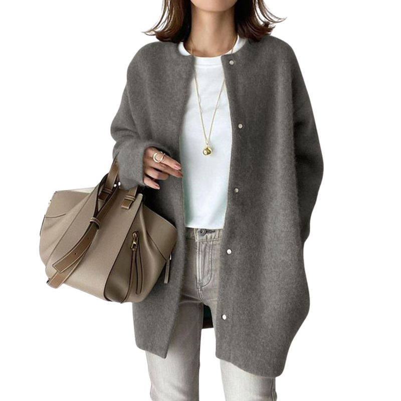 Genevia - Elegante Cardigan Lavorato a Maglia