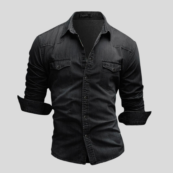 Macewan - Camicia In Denimo Elegante